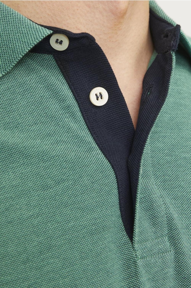 JJEPAULOS POLO SS NOOS 12136668 Deep Teal/PLAY